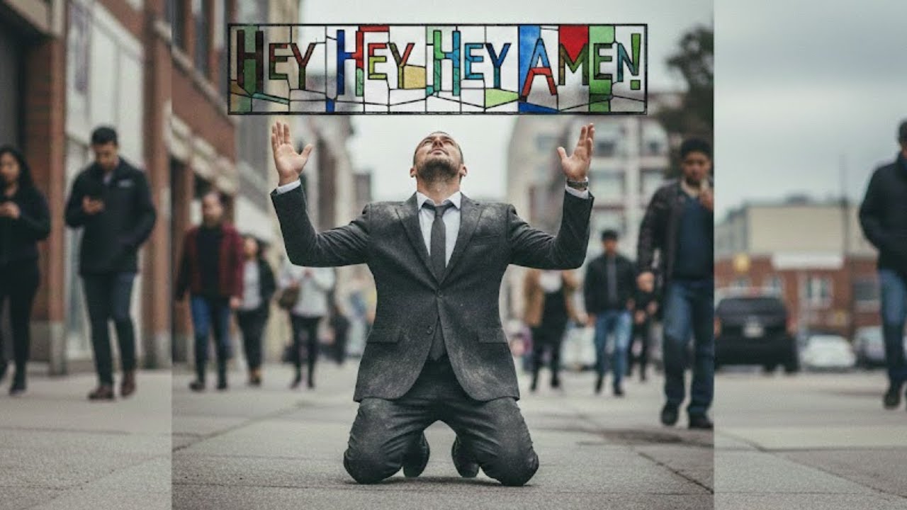 Hey Hey Hey Amen!  I wrote a Gospel song and made this video with AI in about ten minutes.