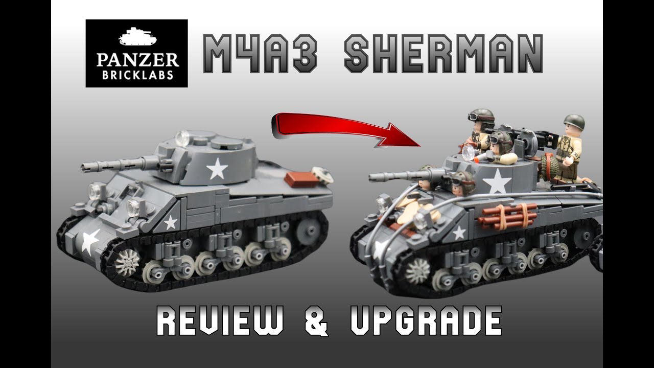 The Best Lego M4 Sherman Review and Upgrade tutorial!
