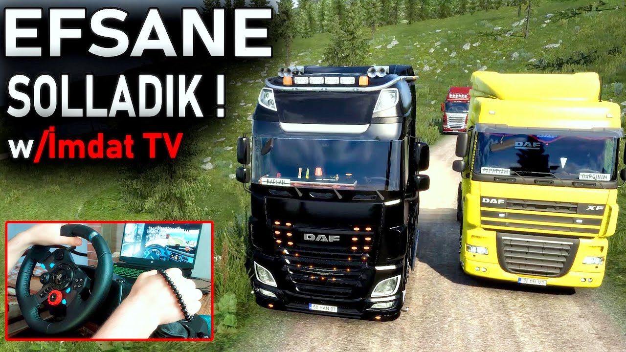 @imdat TV İLE BOL SOLLAMALI KİRKENES MADEN YOLCULUĞU Logitech G29