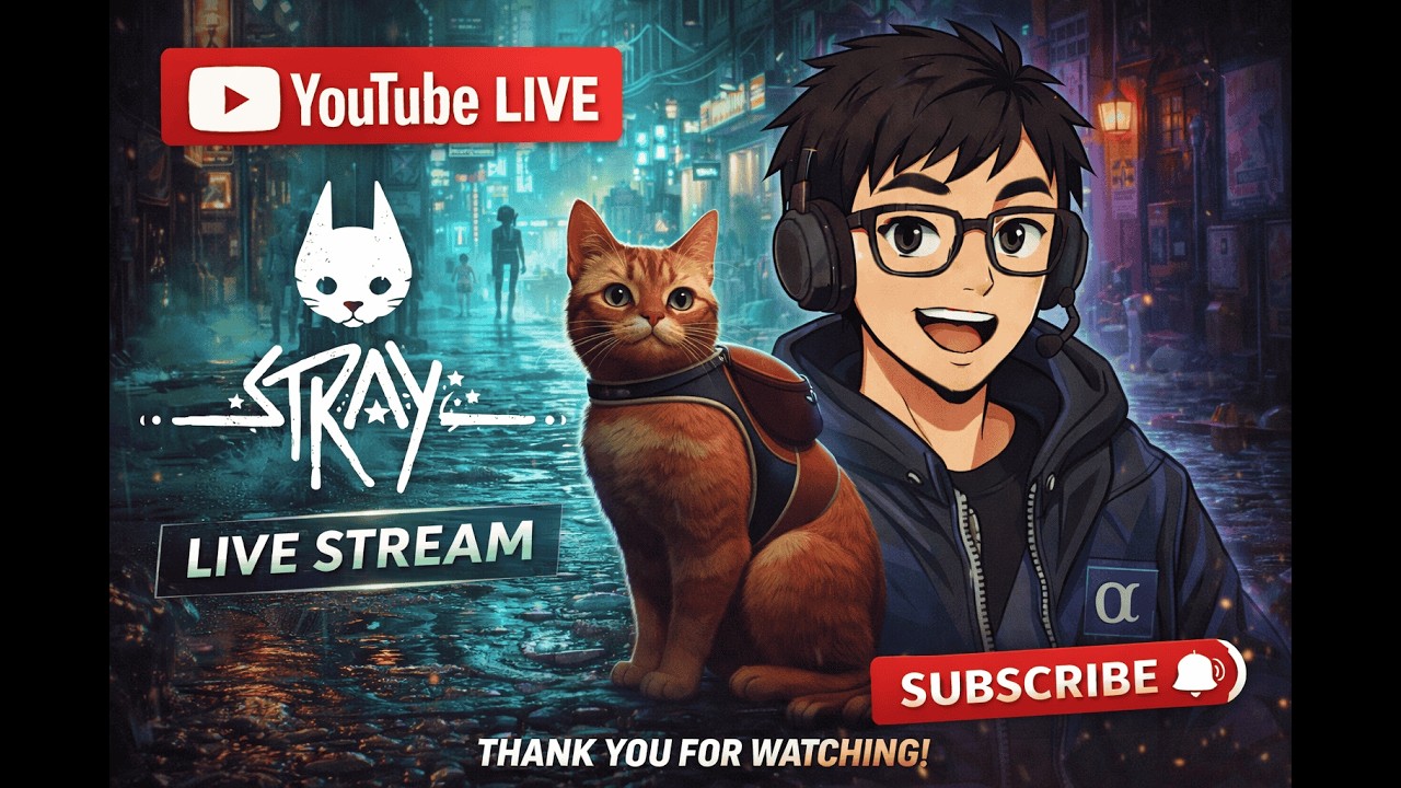 Lost in the City 🐈 | Stray Gameplay Live #straygame  #stray  #gaminglive