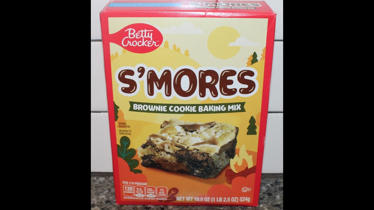 Betty Crocker S’mores Brownie Cookie Baking Mix Review