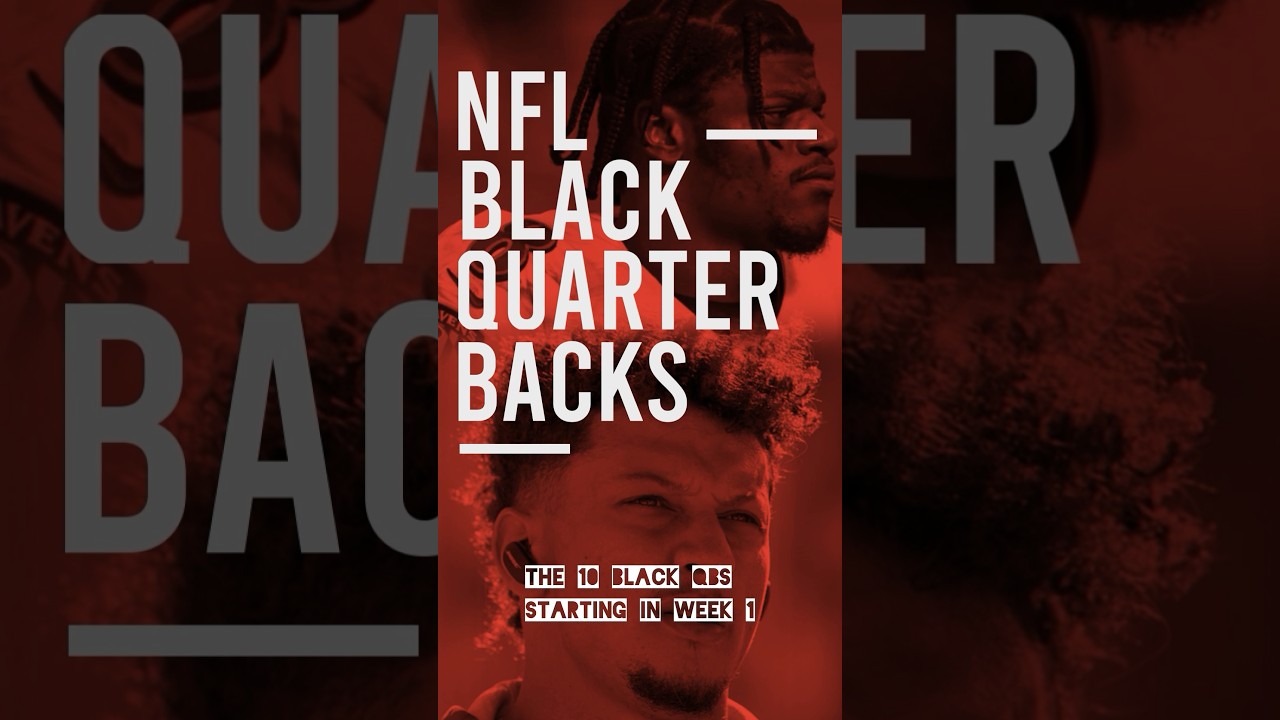 The number of NFL Black QBs starting in 2024 are among the highest in league history #blackqbs #data