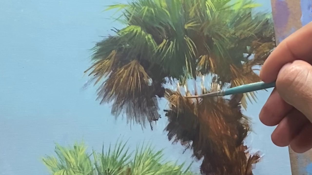 Beautiful little Wildlife Acrylic painting!! Time lapse