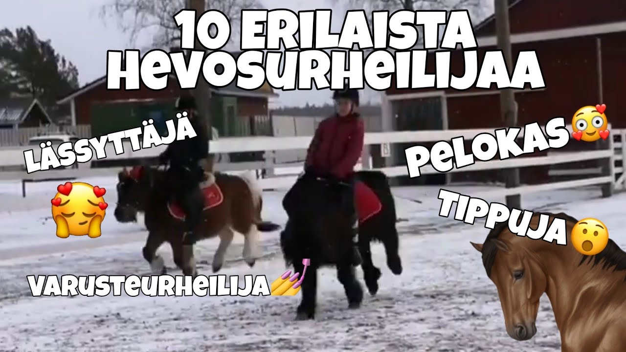10 Erilaista Hevosurheilijaa [Parodia]