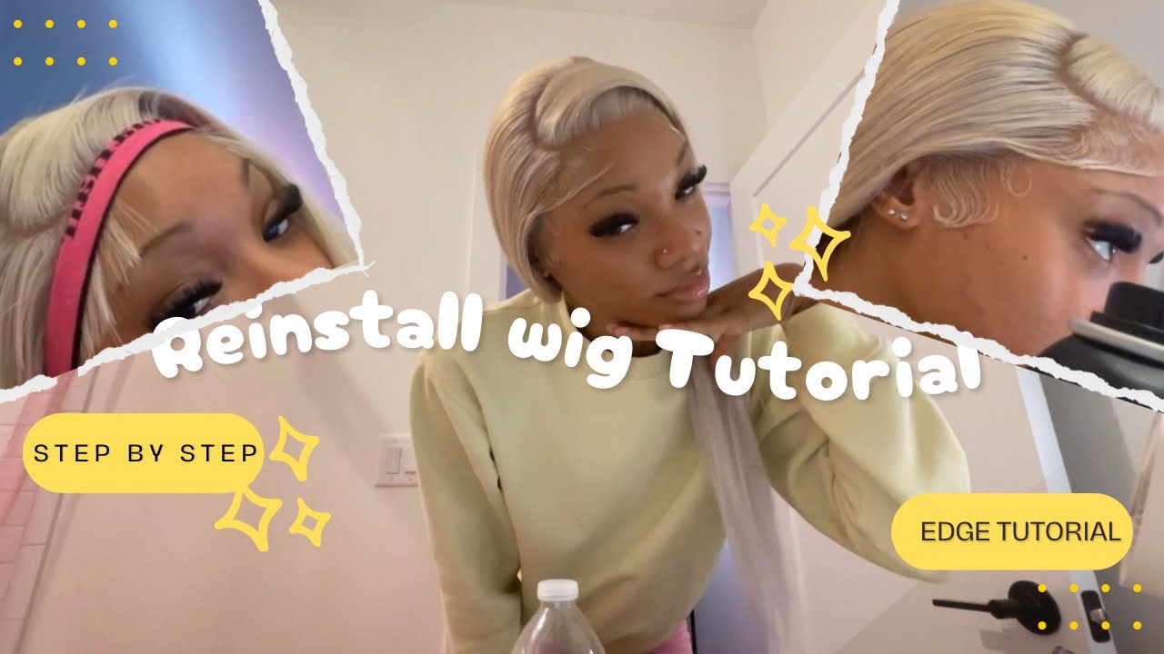 FRONTAL WIG REINSTALL TUTORIAL FOR BEGINNERS | EASY + DETAILED