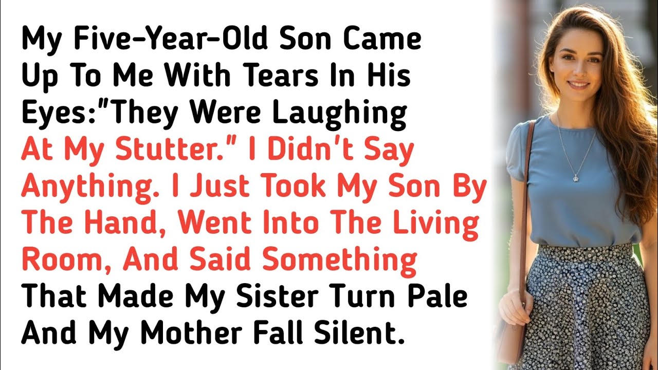 My Five-Year-Old Son Came Up To Me With Tears In His Eyes: