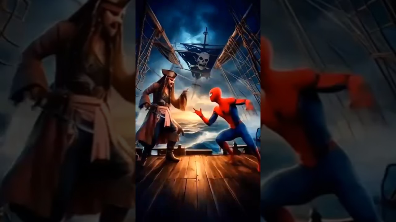 Jack Sparrow + Spider-Man = The Ultimate Web-Slinging Pirate!