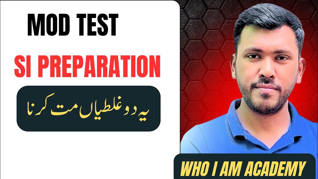 How can MOD SI Preparation  #whoiamacademy 