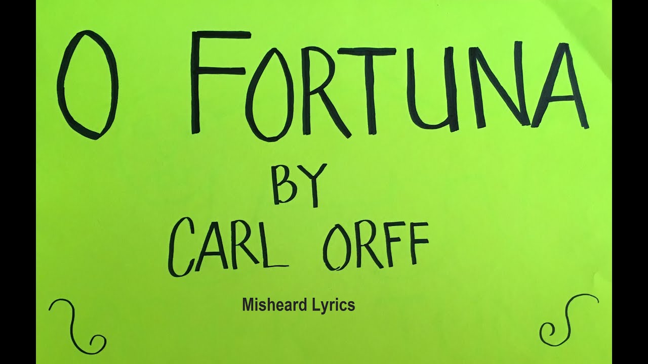 O Fortuna - Bad Lip Reading