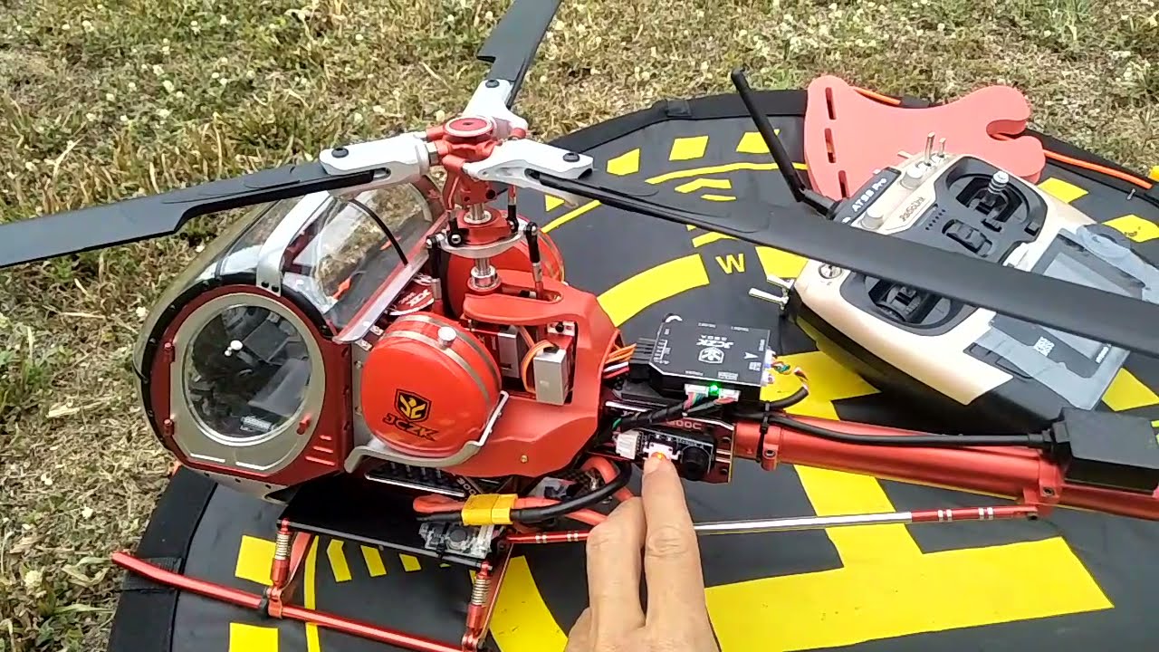 How to start---JCZK 300C GPS helicopter,GPS checked,unlock and take off 起飛前檢查及確認GPS以及解鎖起飛.