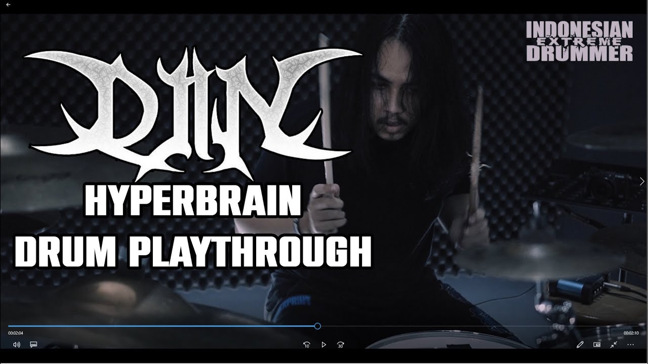 Azlan Siregar | DJIN - Hyperbrain [Drum Playthrough]