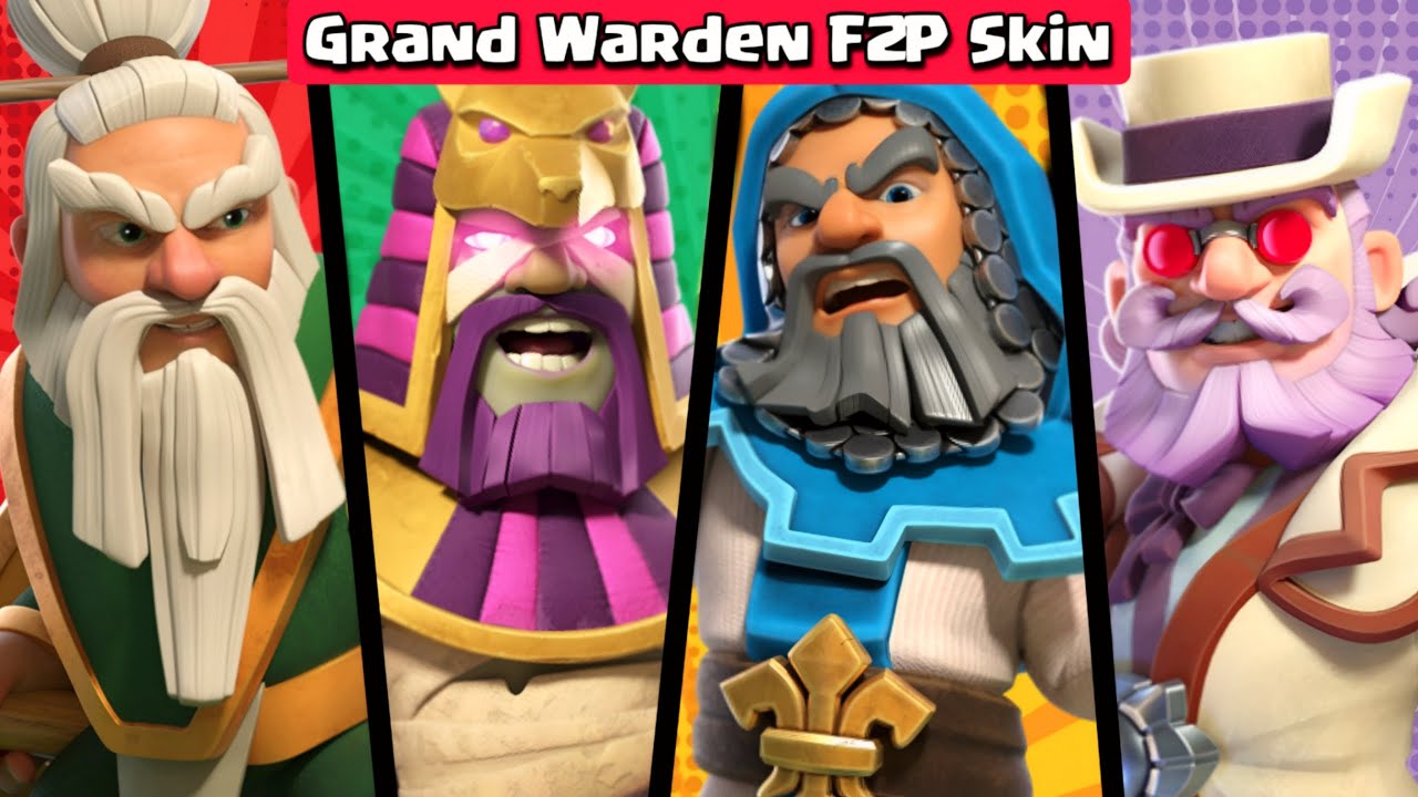 Grand Warden 1500 Gems Gold Skin Review | Clash of Clans