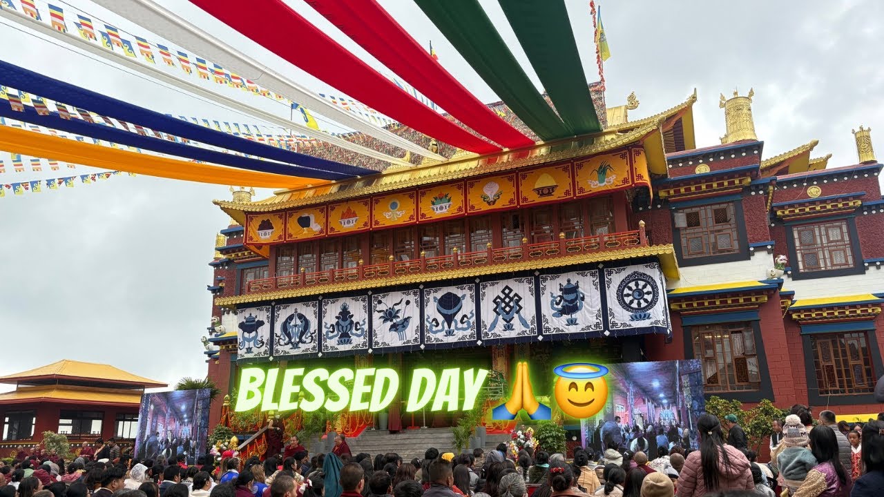 Enthronment  Ceremony of Kyabje Bokar choktrul Rinpoche 🙏 Bokar Monastery Mirik was a Blessed Day 🙏😇