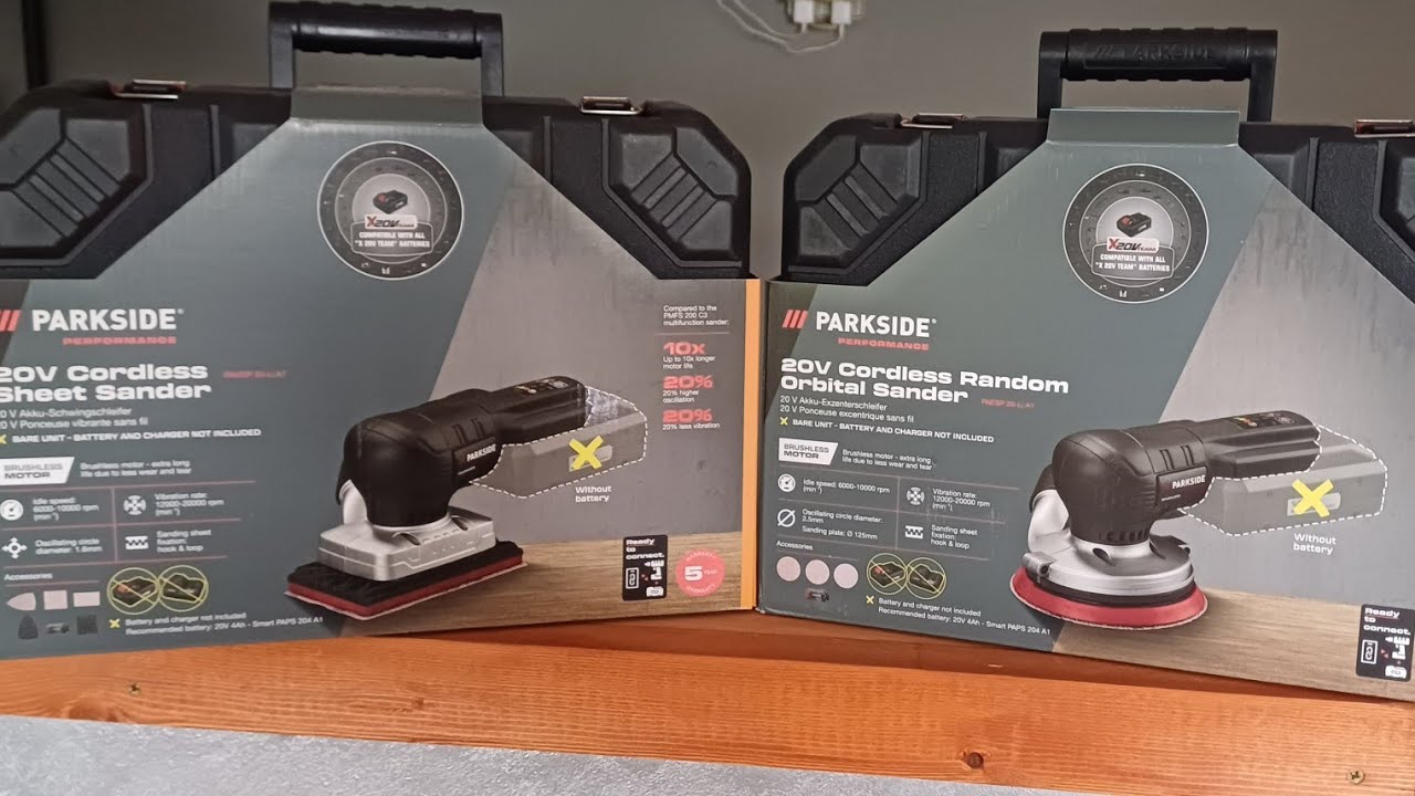 Parkside Performance 20V Exzenter/Schwingschleifer. 20 Волта виброшлайф Парксайд Перформънс