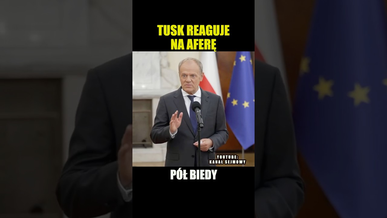TUSK O AFERZE SZPITALNEJ 😤