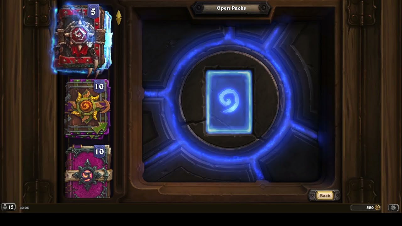 Speed Opening 10 Packs Of Cards in Hearthstone - Year Of The Gryphon: Forged In The Barrens