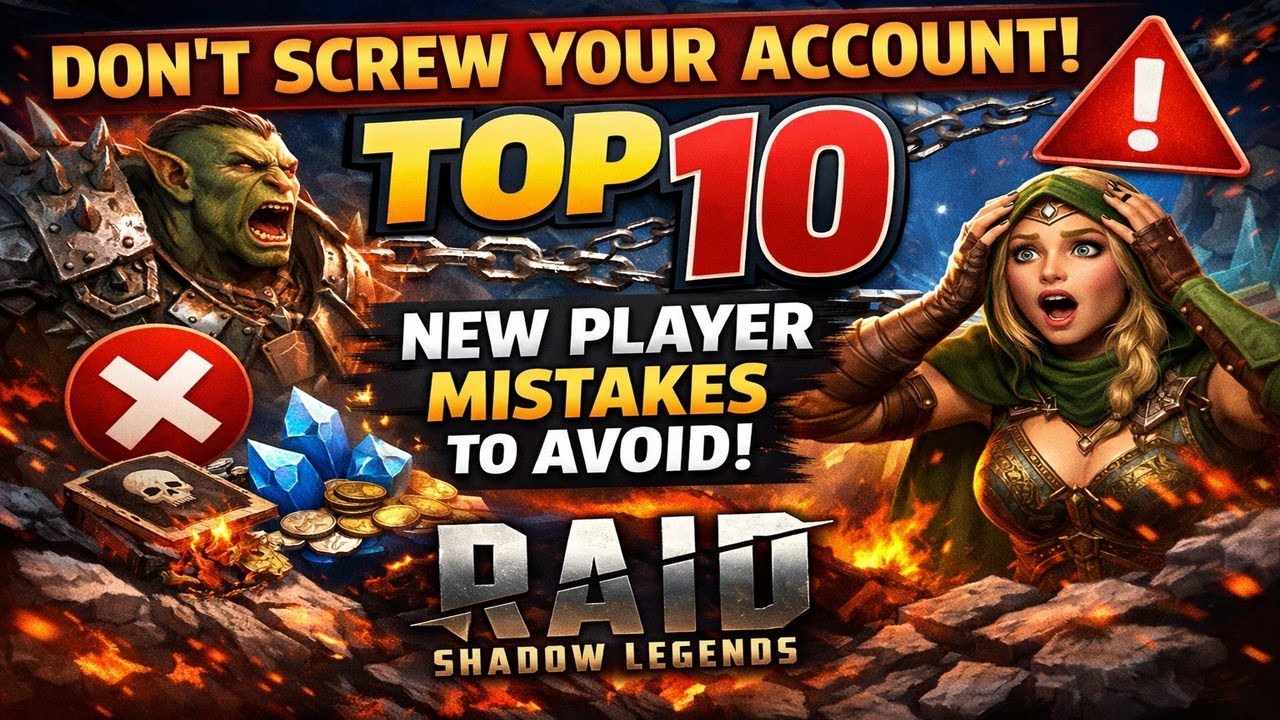 НЕ ИСПОРТИТЕ СВОЙ АККАУНТ! 10 САМЫХ РАСПРОСТРАНЕННЫХ ОШИБОК НОВЫХ ИГРОКОВ, КОТОРЫХ СЛЕДУЕТ ИЗБЕГА...