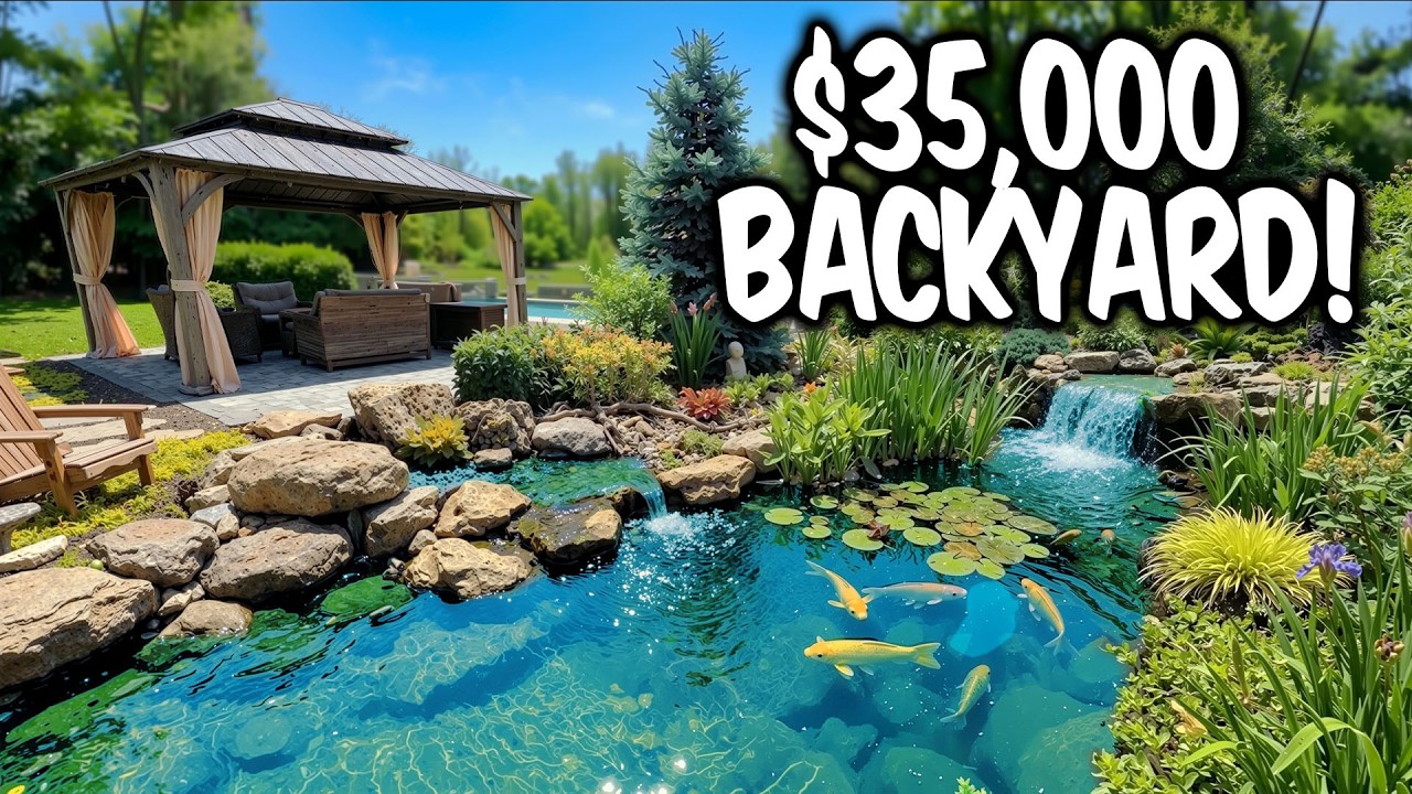 Inside a $35,000 Suburban Ecosystem Pond Transformation!