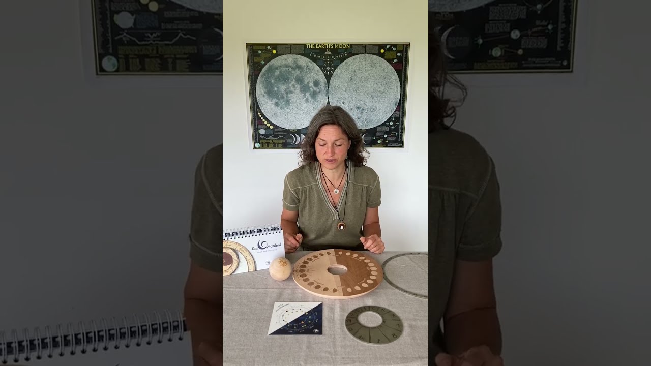 Tisch-Mondrad &ndash; immerw&auml;hrender Mondkalender