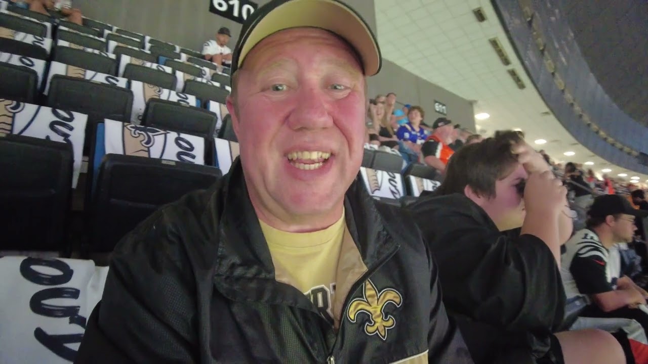 New Orleans Saints V Cincinnati Bengals, Inside the Superdome, 16 October 2022.