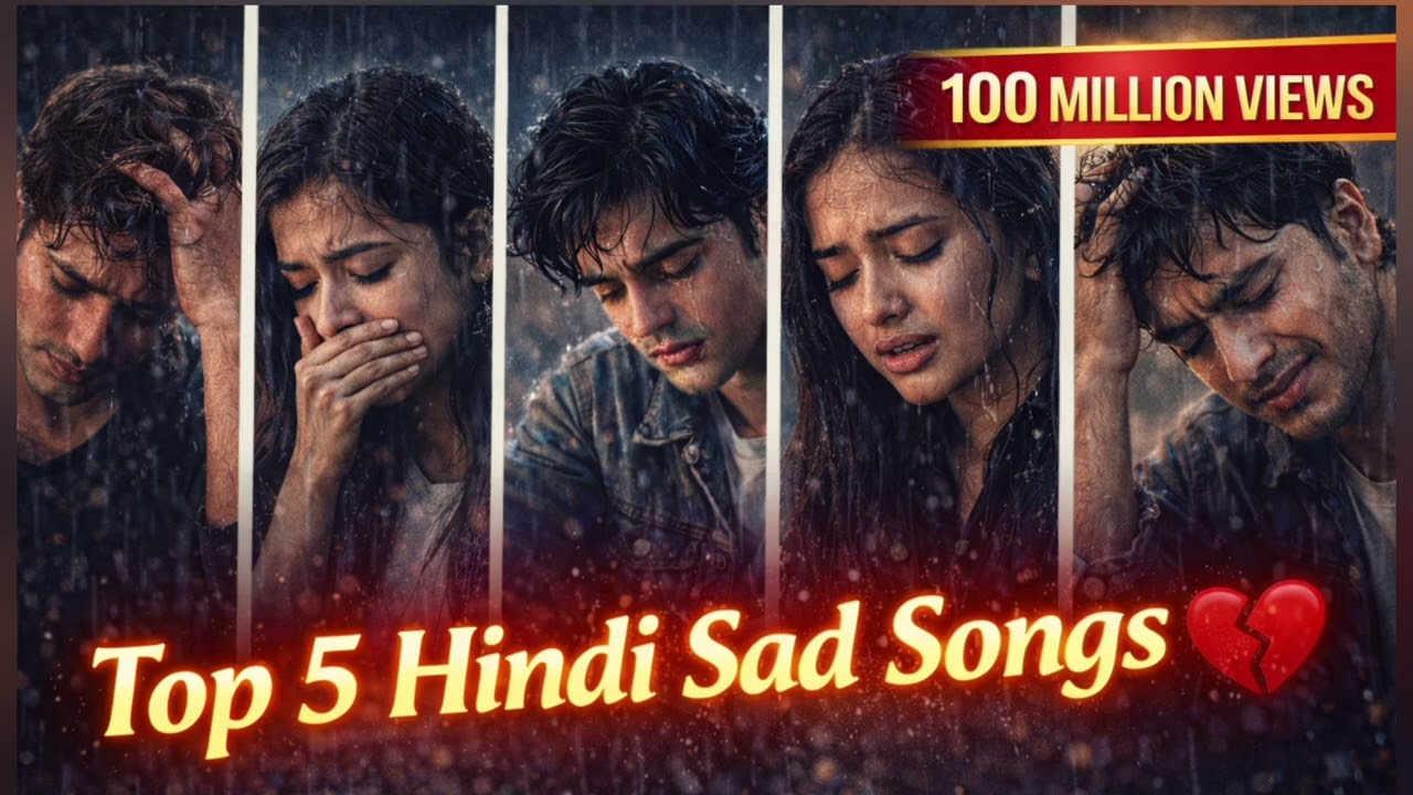 Top 5 Hindi Sad Songs 💔 | Heart Touching Breakup Songs | Very Emotional Love Songs