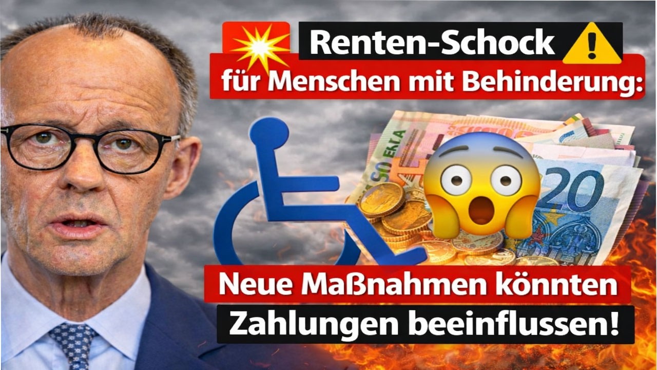 ⚠️ Renten-Schock f&uuml;r Menschen mit Behinderung: Neue Ma&szlig;nahmen k&ouml;nnten Zahlungen beeinflussen!
