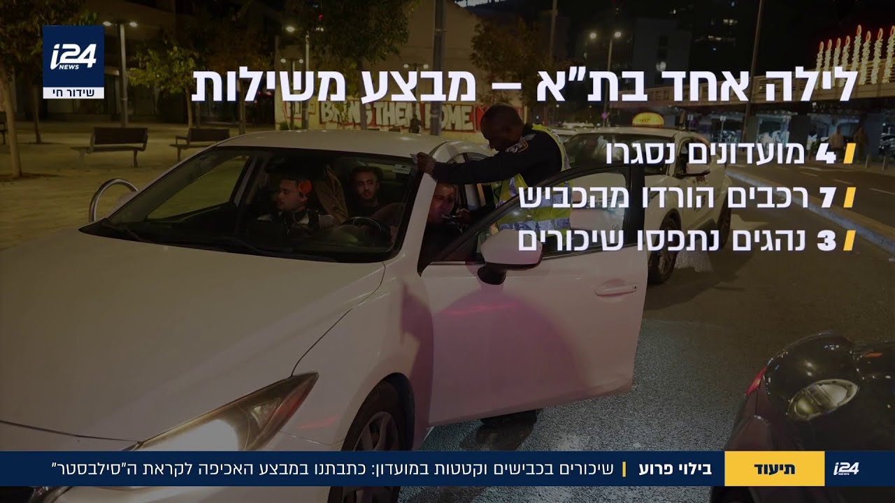 בילוי פרוע: כתבתנו במבצע האכיפה הנרחב לקראת בסילבסטר | תיעוד