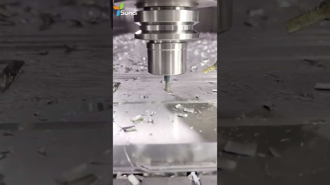 🔧 Aluminum Milling with Single-Flute End Mill | High-Efficiency Cutting Demo by Sundi Tools