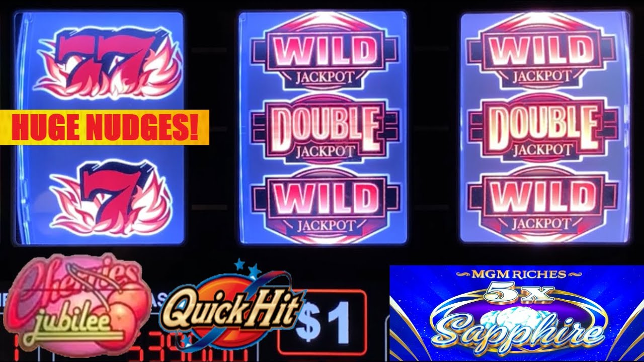MY BIGGEST WIN YET on this Triple Double Jackpot Wild Blazing 777 NUDGING STACKS slot machine!