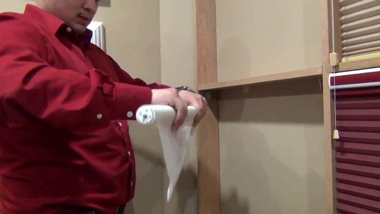 How to Re-tension a Cordless Spring Roller Shade While Installed