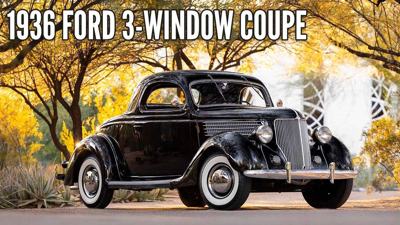 1936 Ford 3-Window Coupe - Drive and Walk Around - Southwest Vintage Motorcars