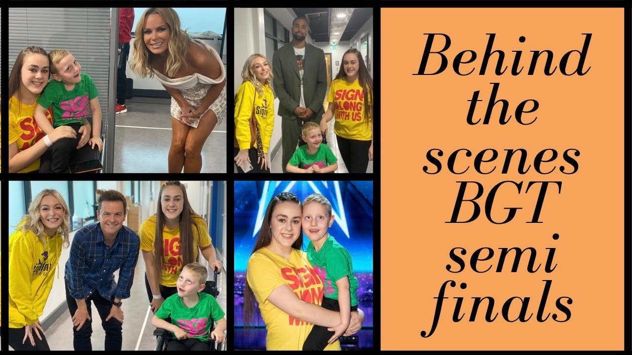 BGT SEMI FINALS, BEHIND THE SCENES, SIGN ALONG WITH US !!!!!!!!!!