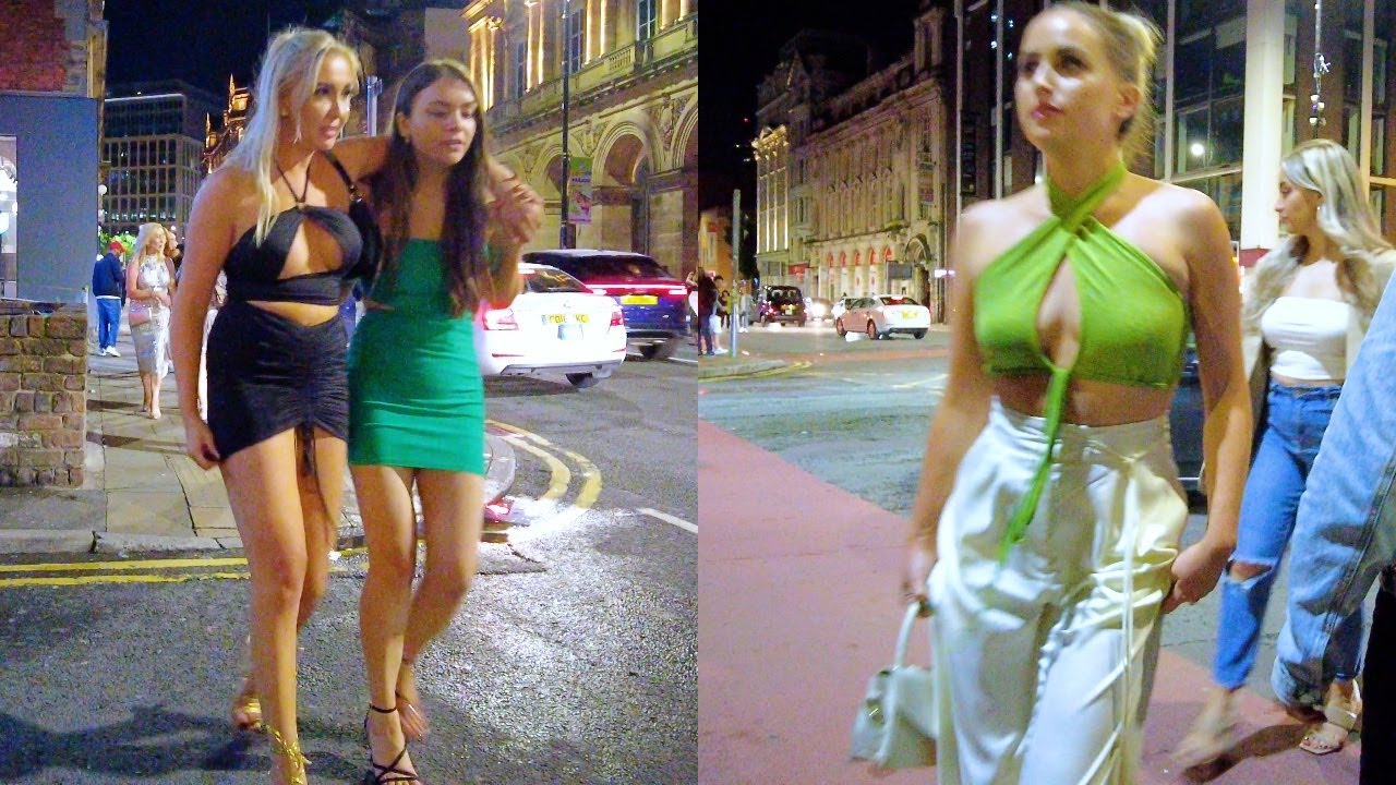 🇬🇧MANCHESTER UK NIGHTLIFE (4K UHD)🇬🇧