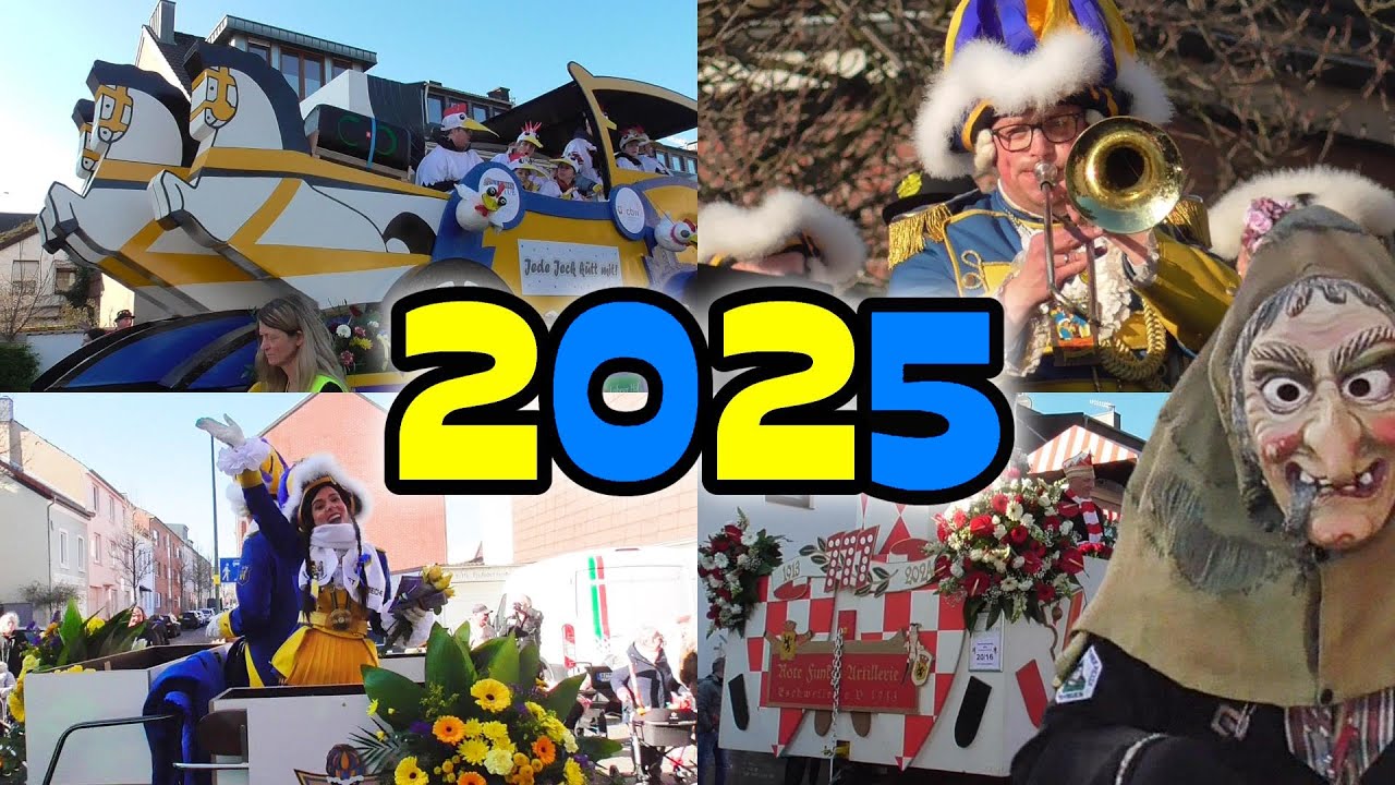 ESCHWEILER ROSENMONTAGSZUG 2025 - Die Highlights