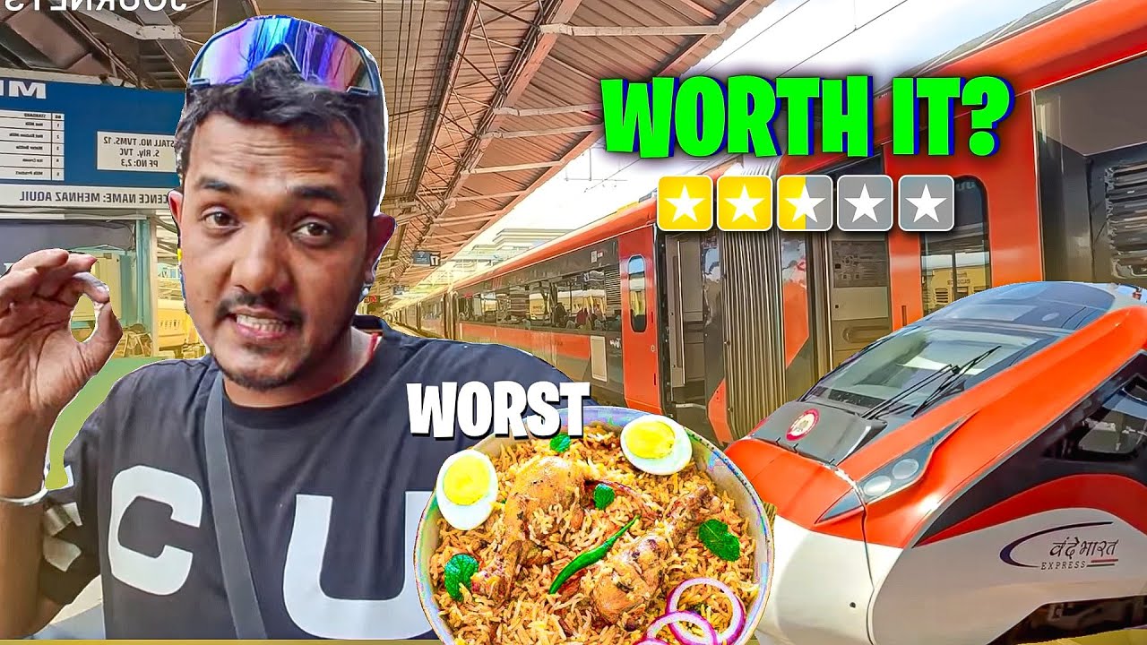 First Time Travel Orange Vande Bharat Express NJP to Howrah 22302 😍|| Worst Biryani I Head Try 🤮