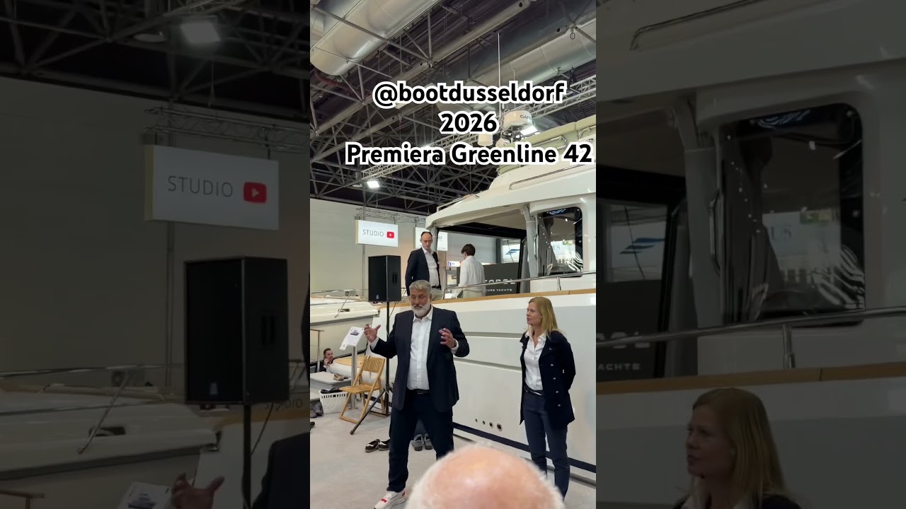 Najciekawsze premiery Boot D&uuml;sseldorf 2026 - Greenline 42. #boating #yachtsmen7400 #greenline42