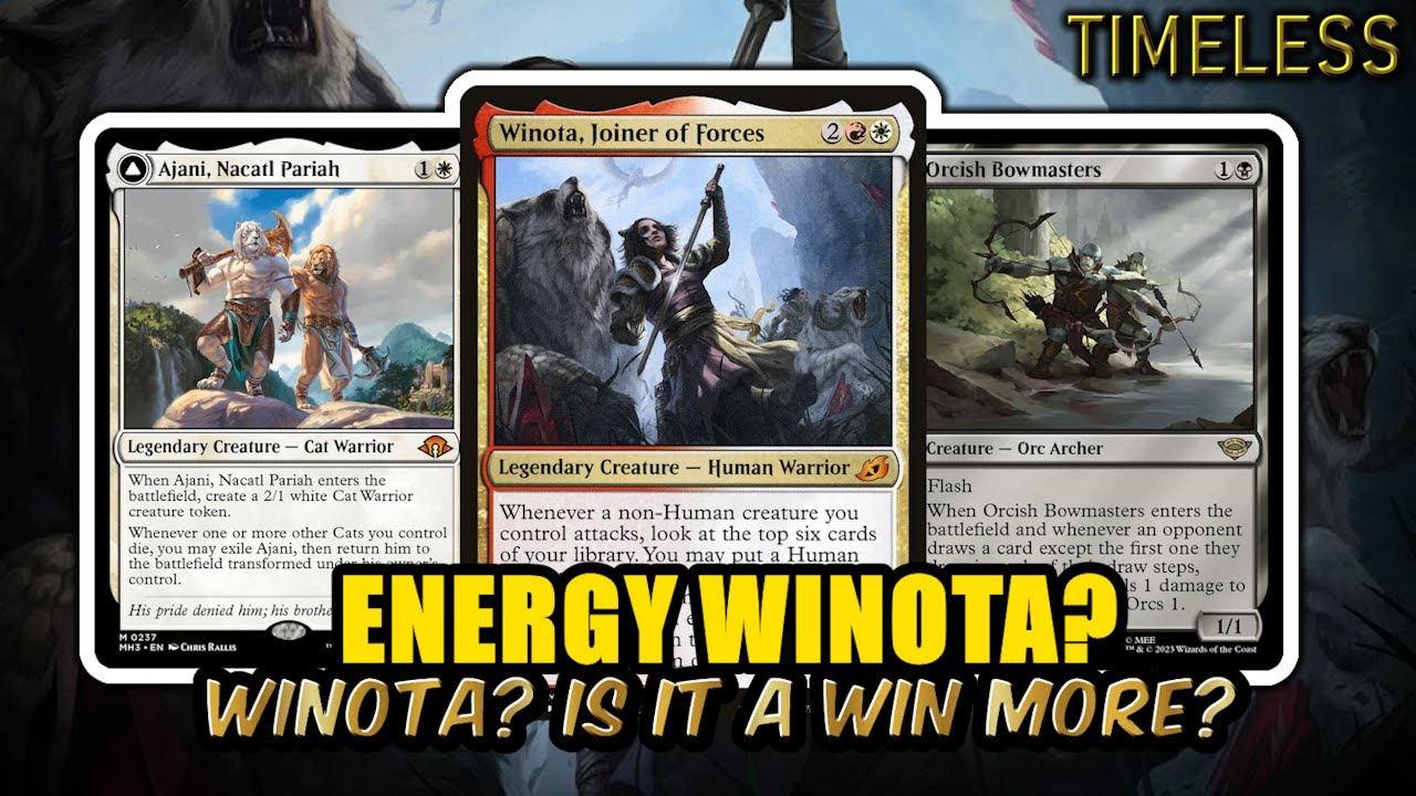 Winota Deck That Doesn't Need Winota To Win? | Timeless BO3 Ranked | MTG Arena