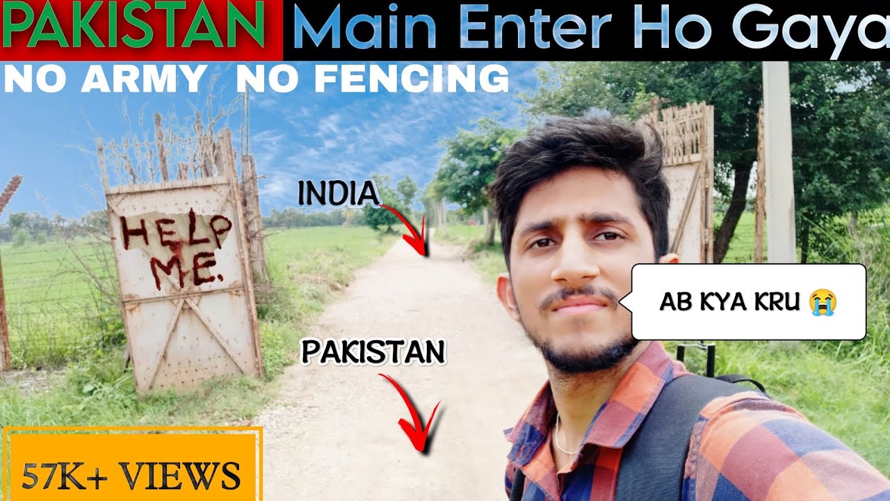 INDIA-PAKISTAN BORDER 🇮🇳, No army No fencing 😱, BABA CHAMLIYAL TEMPLE🚩🚩JAMMU
