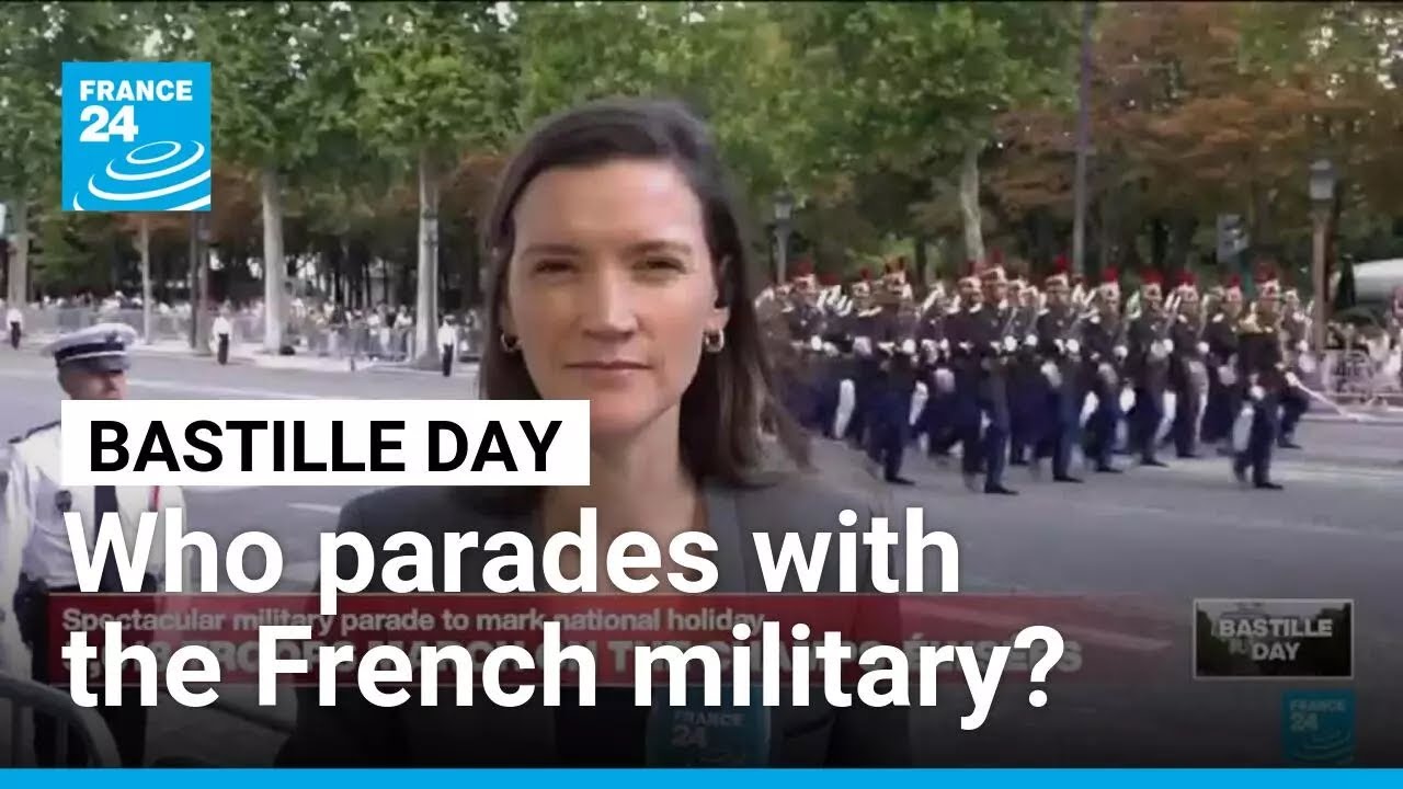 Troops from all over the world parade alongside the French army on Bastille Day &bull; FRANCE 24