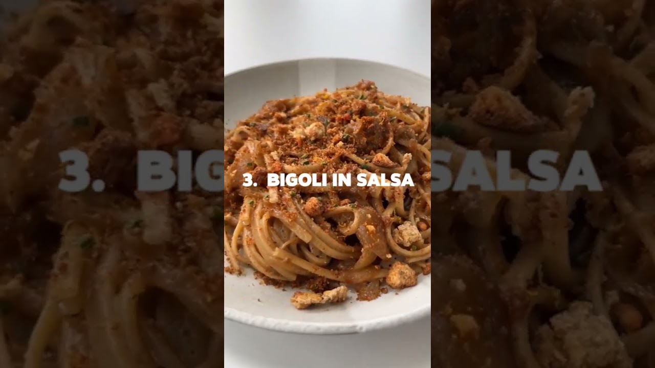 🤤🥹Top 5 Local Food in Venice #venice #italy #food #youtubeshorts #shorts #europetraveladvice #travel