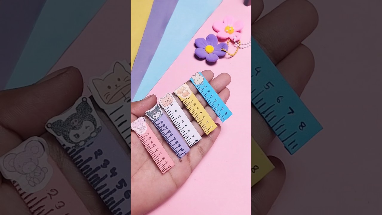 How to make cute paper scale/diy miniature crafts/paper scale#youtubeshorts #miniaturecrafts #shorts