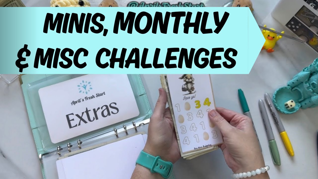 Monday Minis, Monthly & Misc Challenges | Savings Survivor | Finishing the Murder Mystery Collab! 
