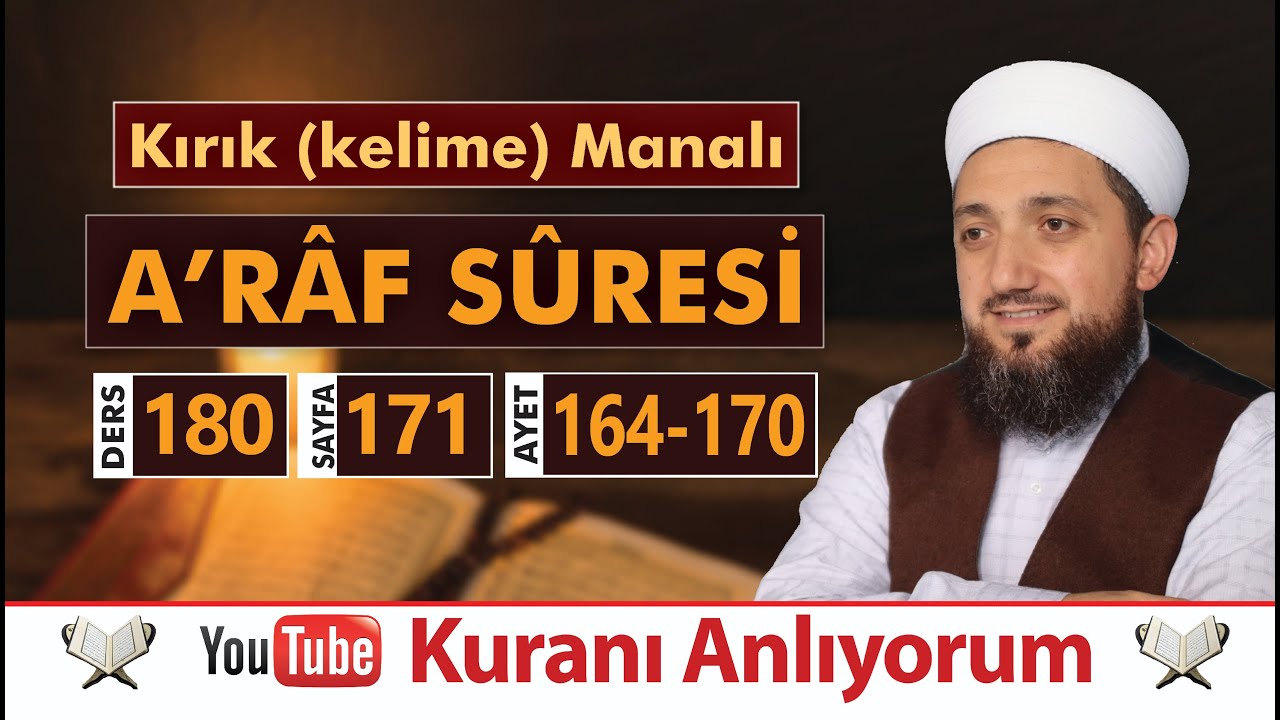 (180) Kırık Manalı A'RÂF SÛRESİ 164-170 | Maymuna Dönüşen Kavim!