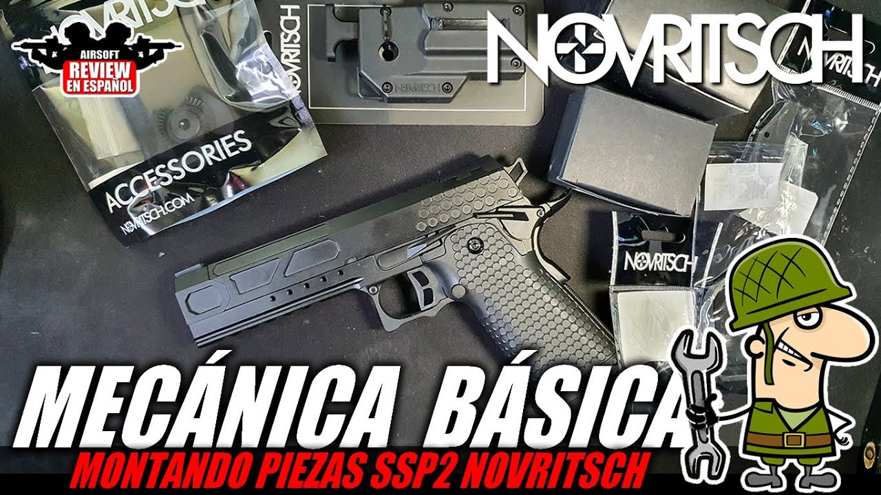 Montando Accesorios en la Hi-Capa SSP2 de NOVRITSCH | Airsoft Review en Español