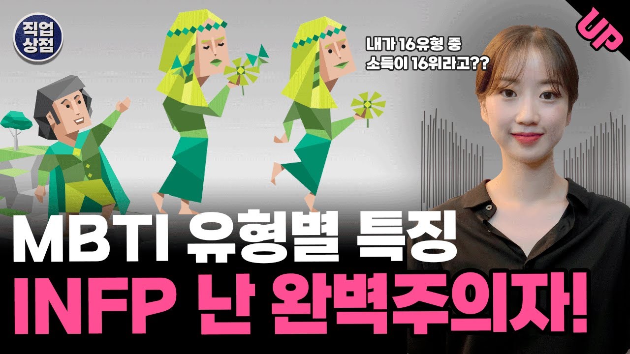 MBTI유형 INFP 난 완벽주의자! (특징, 장단점, 관련직업, 유명인)