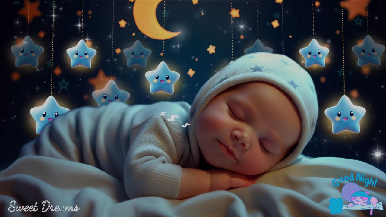 Mozart Brahms Lullaby 🎶 Sleep Instantly & Overcome Insomnia in 3 Minutes ✨ Peaceful Baby Music