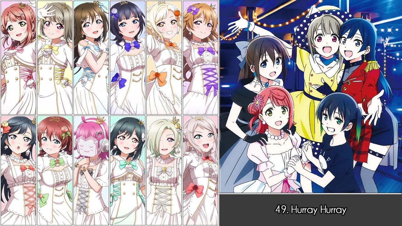 Personal Top 50 Nijigasaki Songs (As of February 25 2024)
