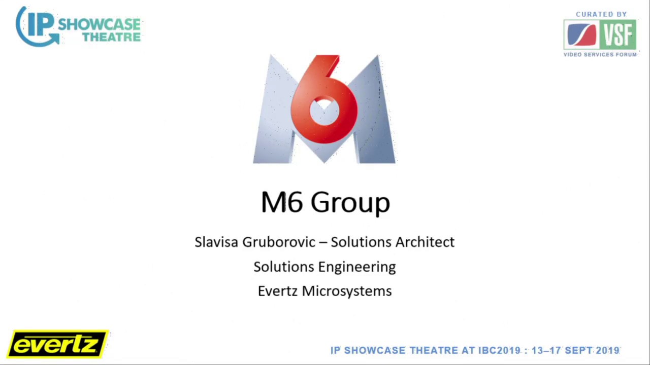 M6 France - Master Control and Playout IP Migration
