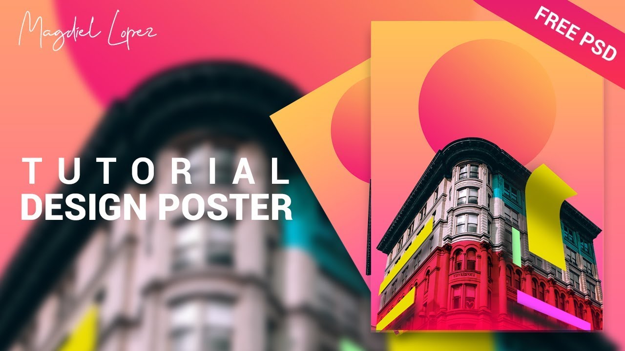 Neoclassical Building Poster Design ala Magdiel Lopez - Tutorial Photoshop CC 2019