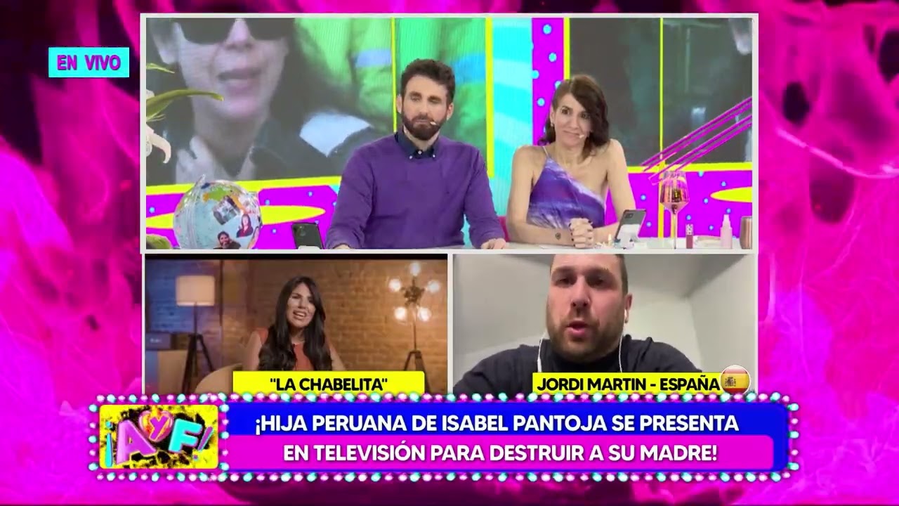 Amor y Fuego - OCT 24 - 3/4 - HIJA PERUANA DE ISABEL PANTOJA SE PRESENTA EN TELEVISIÓN | Willax